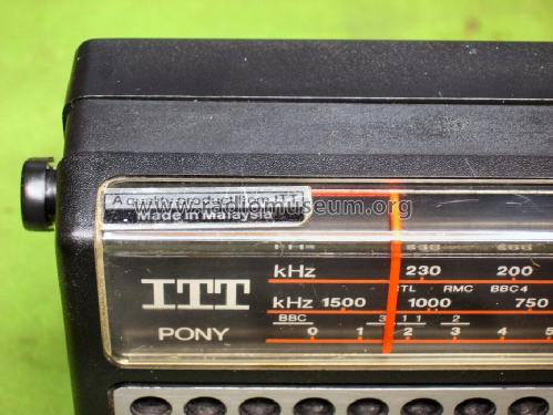 Pony 18A; ITT-KB; Foots Cray, (ID = 1337279) Radio