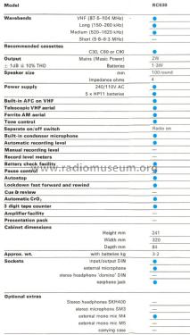 RC630 Automatic; ITT-KB; Foots Cray, (ID = 2079779) Radio