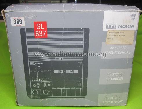 AV Stereo Recorder SL837; ITT-Nokia trade mark (ID = 2440418) Enrég.-R