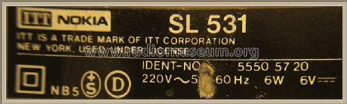 SL 531; ITT-Nokia trade mark (ID = 1828984) Enrég.-R