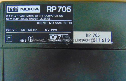 Stereophones RP705; ITT-Nokia trade mark (ID = 2645651) Radio
