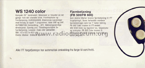 Fernbedienung FB 600 Color; ITT Schaub-Lorenz (ID = 1848940) Altri tipi
