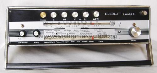 Golf 100 Europa 52140127; ITT Schaub-Lorenz (ID = 1830865) Radio