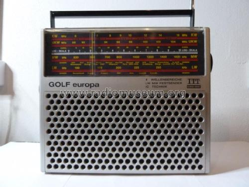 Golf Europa 108A 5213-0289; ITT Schaub-Lorenz (ID = 2605629) Radio