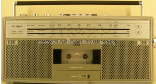 RC3600; ITT Schaub-Lorenz (ID = 1778592) Radio