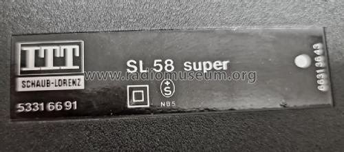 SL58 Super; ITT Schaub-Lorenz (ID = 3105000) R-Player