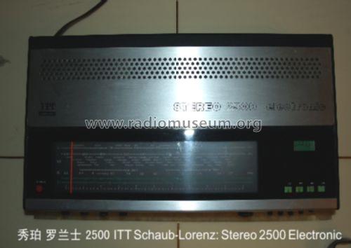Stereo 2500 Electronic; ITT Schaub-Lorenz (ID = 1292663) Radio