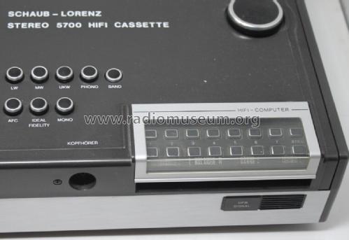 Stereo Cassette 5700 Hifi; ITT Schaub-Lorenz (ID = 3038897) Radio