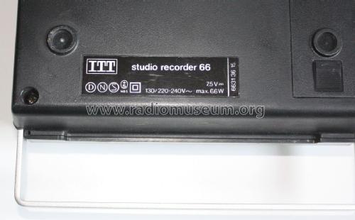 Studio Recorder 66; ITT Schaub-Lorenz (ID = 1845776) R-Player