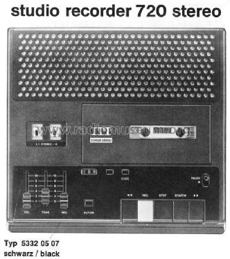 Studio Recorder 720 Stereo; ITT Schaub-Lorenz (ID = 977984) Enrég.-R
