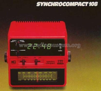 Synchrocompact 108; ITT Schaub-Lorenz (ID = 1926588) Radio