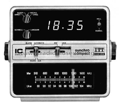 Synchro Compact 108 electronic 52410477 = rot; ITT Schaub-Lorenz (ID = 93904) Radio