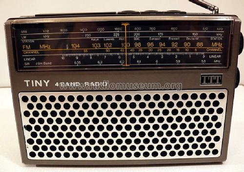 Tiny 4 Band Radio 109B; ITT nicht Schaub, (ID = 296789) Radio