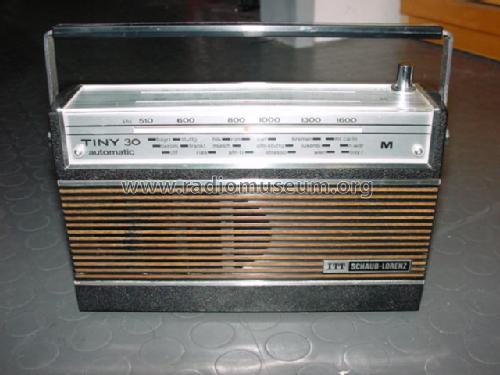 TINY 30 automatic 52130705; ITT Schaub-Lorenz (ID = 213856) Radio