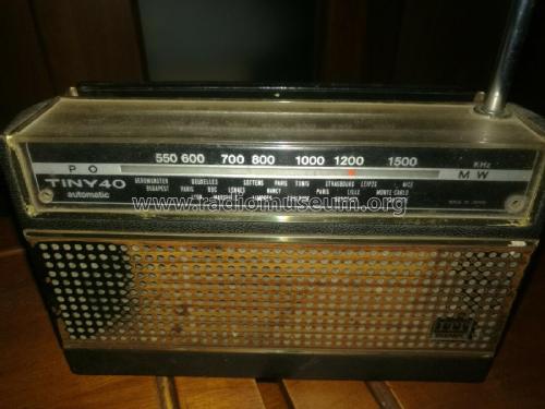 Tiny Automatic 40; ITT Schaub-Lorenz (ID = 2496772) Radio