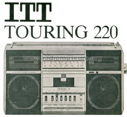 Touring Cassette 220; ITT Schaub-Lorenz (ID = 1394029) Radio