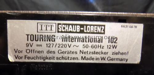 Touring international 102 52150947; ITT Schaub-Lorenz (ID = 1967444) Radio