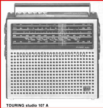 Touring Studio 107A 521514-85; ITT Schaub-Lorenz (ID = 91342) Radio