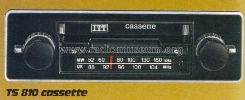 TS810 Cassette; ITT Schaub-Lorenz (ID = 1911751) Car Radio