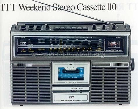 Weekend stereo cassette 110; ITT-Graetz (ID = 1928113) Radio