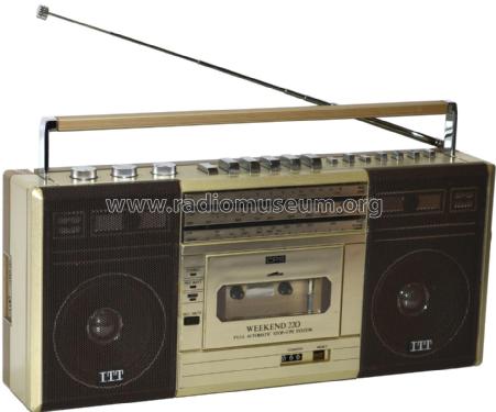 Weekend Stereo Cassette 220; ITT Schaub-Lorenz (ID = 2049573) Radio