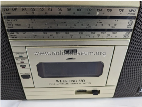 Weekend Stereo Cassette 220S; ITT Schaub-Lorenz (ID = 3066685) Radio