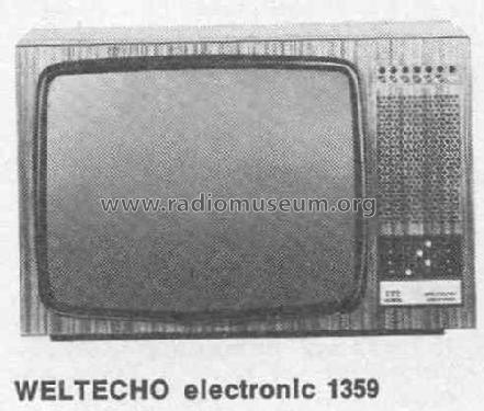 Weltecho Electronic 1359; ITT Schaub-Lorenz (ID = 441907) Television