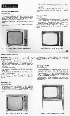 Weltecho T920; ITT Schaub-Lorenz (ID = 2806086) Television