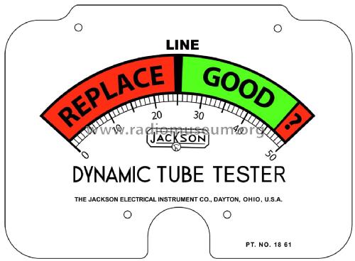 115 Tube Tester ; Jackson The (ID = 3101375) Equipment