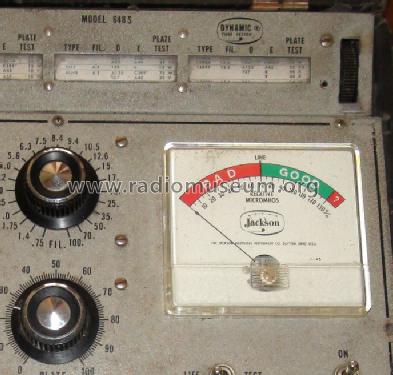 648-S Tube tester; Jackson The (ID = 1557986) Equipment