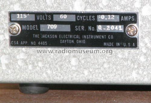 Tele-Volter 709; Jackson The (ID = 1489398) Equipment