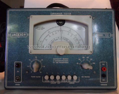 Condenser Tester 112; Jackson The (ID = 1985549) Equipment