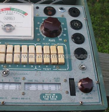 Dynamic Tube Tester 648; Jackson The (ID = 1111328) Equipment