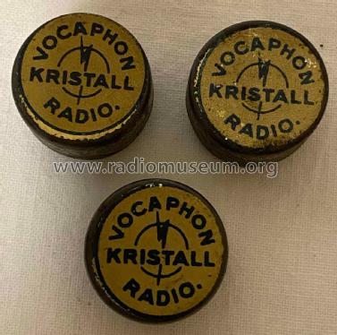 Vocaphon Kristall Radio - Detektorkristall ; Jacobi; Radio-, (ID = 2960815) Radio part