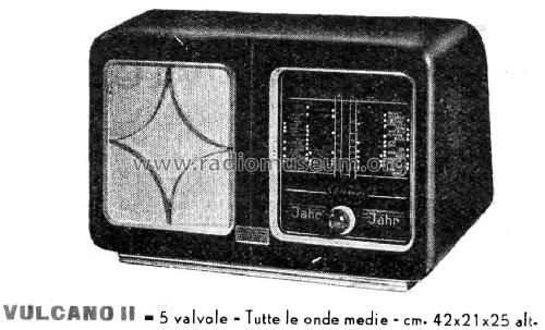 Vulcano II ; Jahr, A. Hugony; (ID = 2023106) Radio