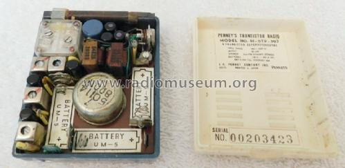 Transistor Six 41-6TP-393; JCPenney, Penney's, (ID = 2263548) Radio