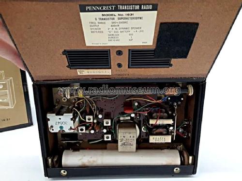 Penncrest 6 Transistor 1631; JCPenney, Penney's, (ID = 2668869) Radio