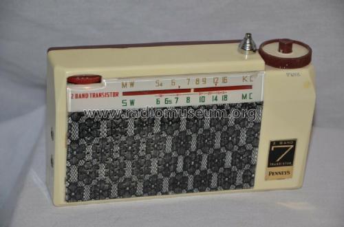 2 Band 7 Transistor 41-7TM-285S ; JCPenney, Penney's, (ID = 2519012) Radio