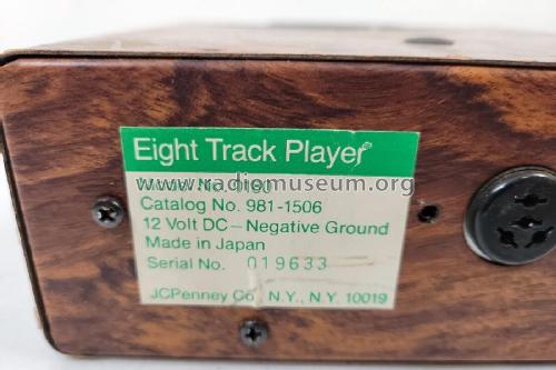 Eight Track Player 0180 ; JCPenney, Penney's, (ID = 2846430) R-Player