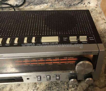 FM/AM Electronic Clock Cassette Player 680-3743 ; JCPenney, Penney's, (ID = 2846087) Radio