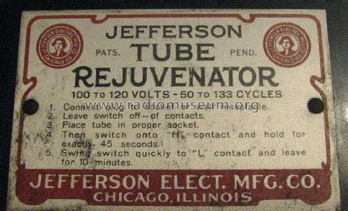 Tube Rejuvenator ; Jefferson Electric (ID = 828389) Ausrüstung
