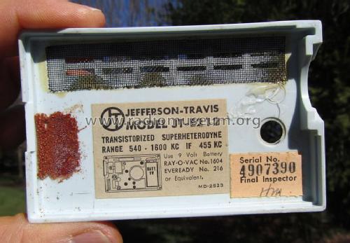 Transistor 5 JT-E 212; Jefferson Travis (ID = 1211054) Radio