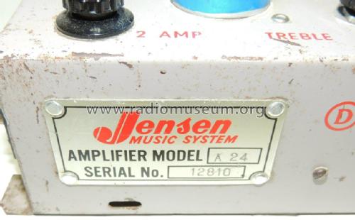 Jukebox Amplifier A24; Jensen Music System; (ID = 2622768) Ampl/Mixer