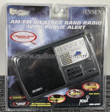 AM/FM Public Alert Radio MR-600; Jensen Radio (ID = 3000603) Radio