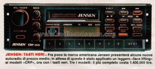 Car Radio CRP 300; Jensen Radio (ID = 2725301) Car Radio