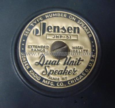 Dual Unit Speaker JHP-51; Jensen Radio (ID = 1802848) Parleur