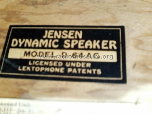 Jensen model 6 cabinet D64AC ; Jensen Radio (ID = 1966362) Speaker-P