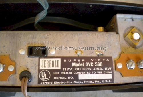 Super Vista SVC 560; Jerrold Electronics (ID = 1162616) Converter