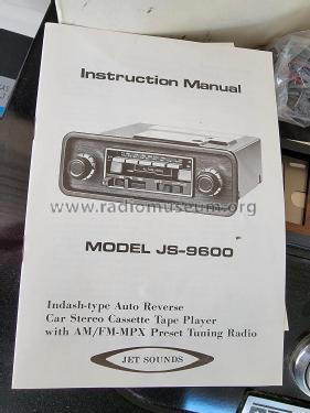 JS-9600; Jet Sounds Corp.; (ID = 2832984) Car Radio