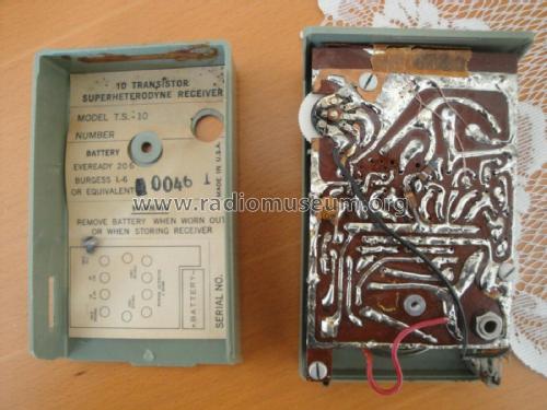 10 Transistor T.S.-10; Jewel Radio Corp.; (ID = 2720889) Radio